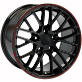 19" Black wheel replacement for Chevy Corvette  2005-2013. Replica Rim 9451357